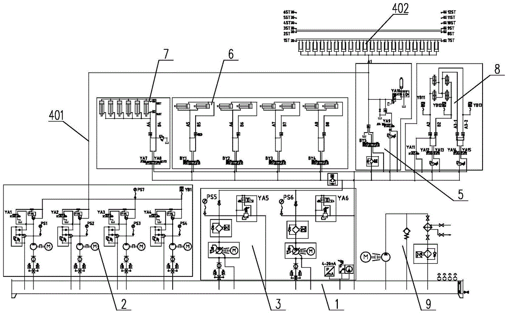 自动平板硫化机电路图图片