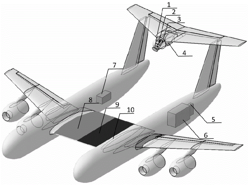 无人机机翼安装图图片