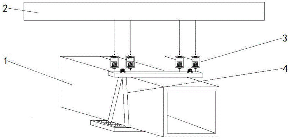 一种超长风管垂直吊装装置的制作方法