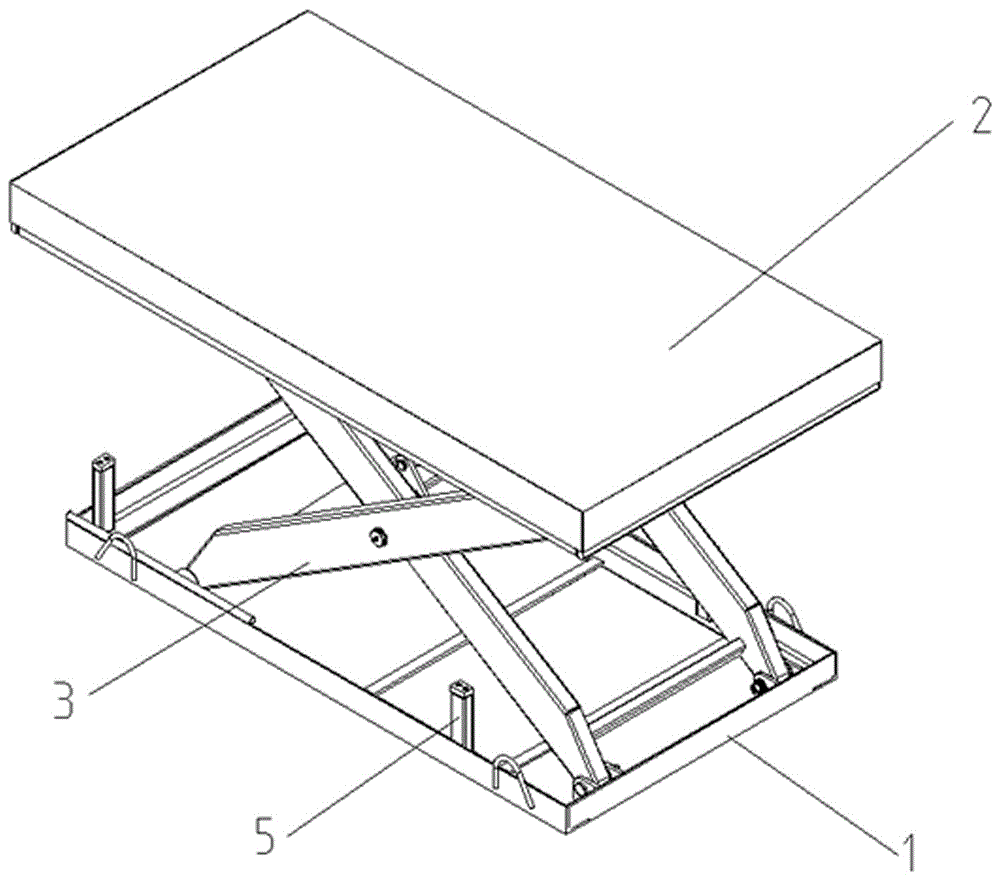 剪叉式升降机结构图图片
