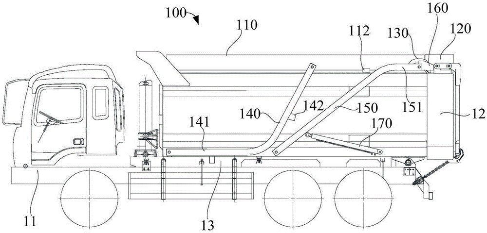 自卸車及自卸車頂蓋結構的製作方法