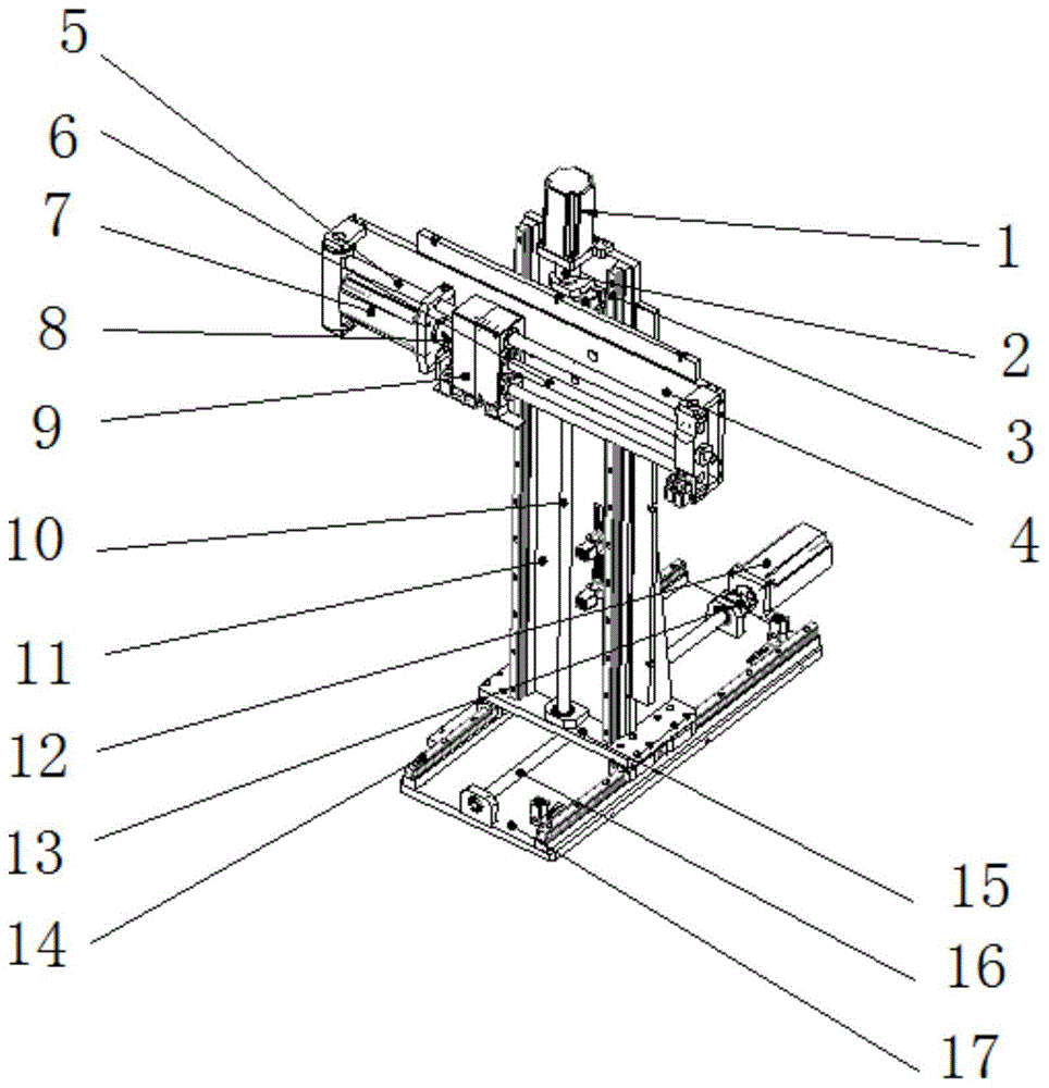 直角坐标型机器人简图图片