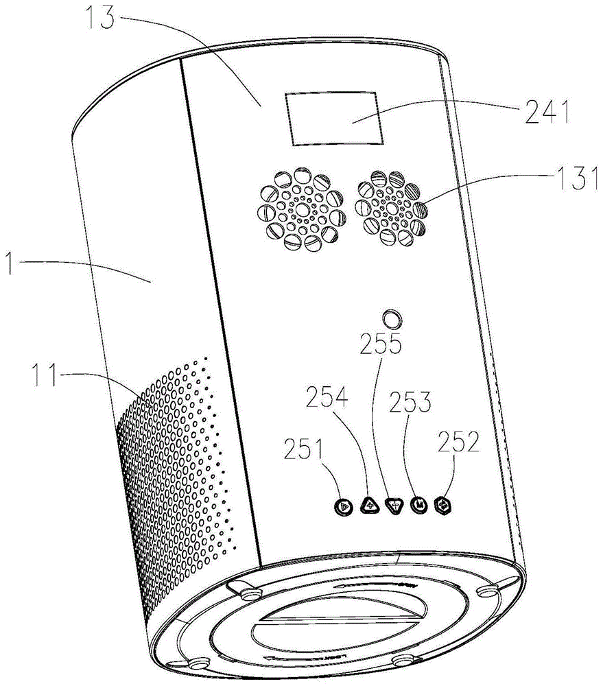 一種音樂智能空氣淨化器的製作方法