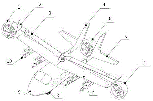 双翼飞机结构图图片