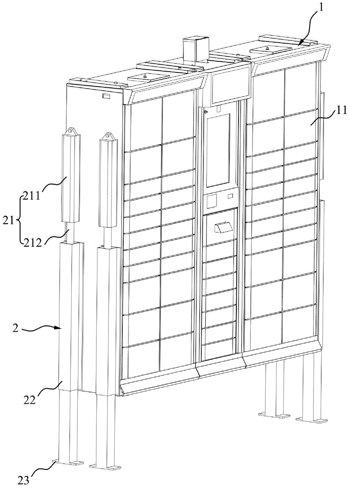 快递柜结构图纸图片