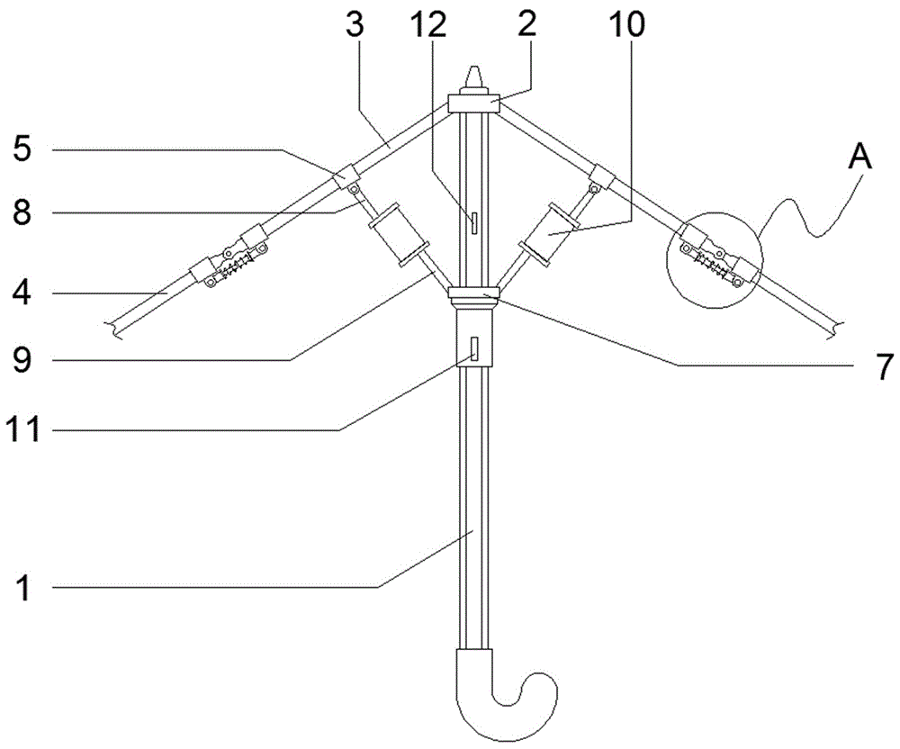 雨伞弹簧骨架组装步骤图片