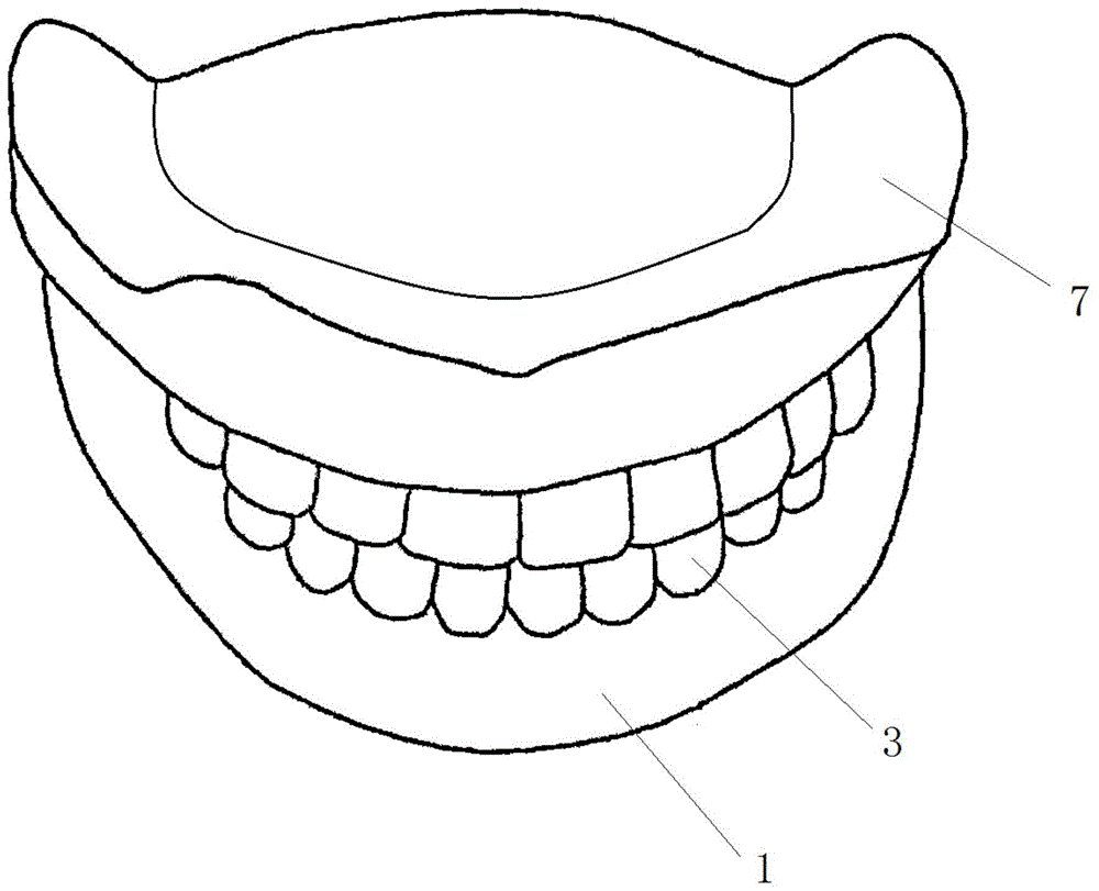 假牙套简笔画图片