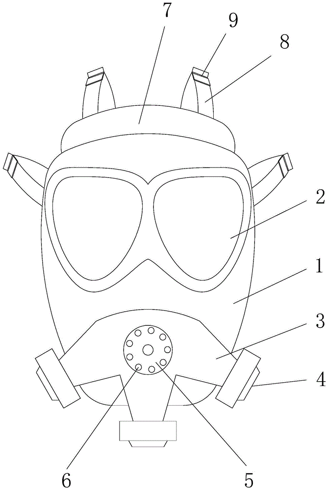 一種易清洗防毒面具的製作方法