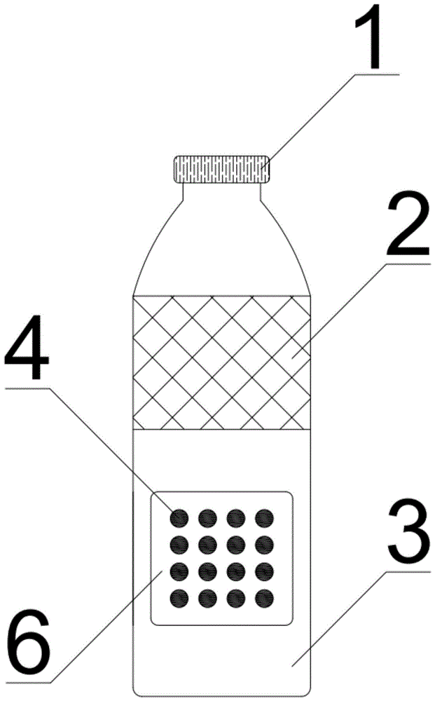 一種公共場合易於識別的礦泉水瓶的製作方法