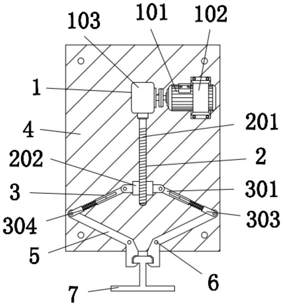 夹轨器工作原理图片