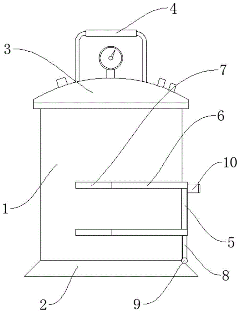 高压灭菌锅结构示意图图片