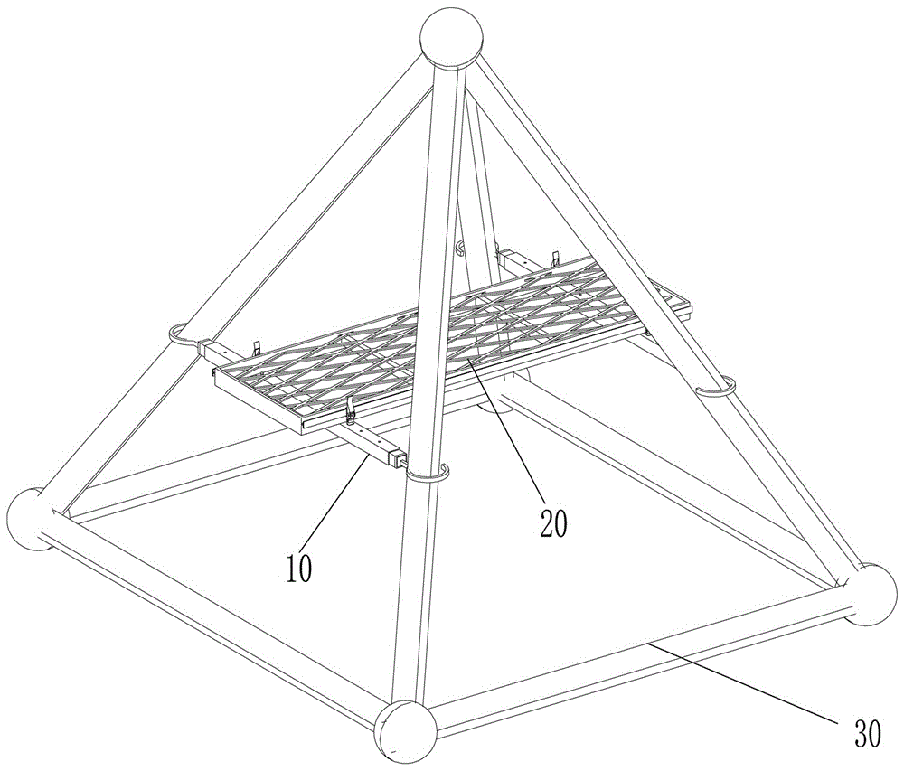 四角锥体系网架图片