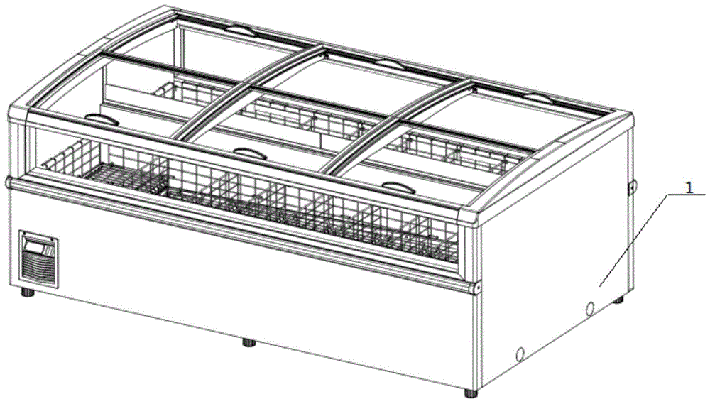 一种冷藏冷冻展示柜的制作方法