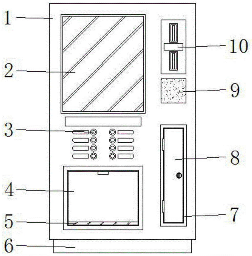 自动售货机内部结构图图片
