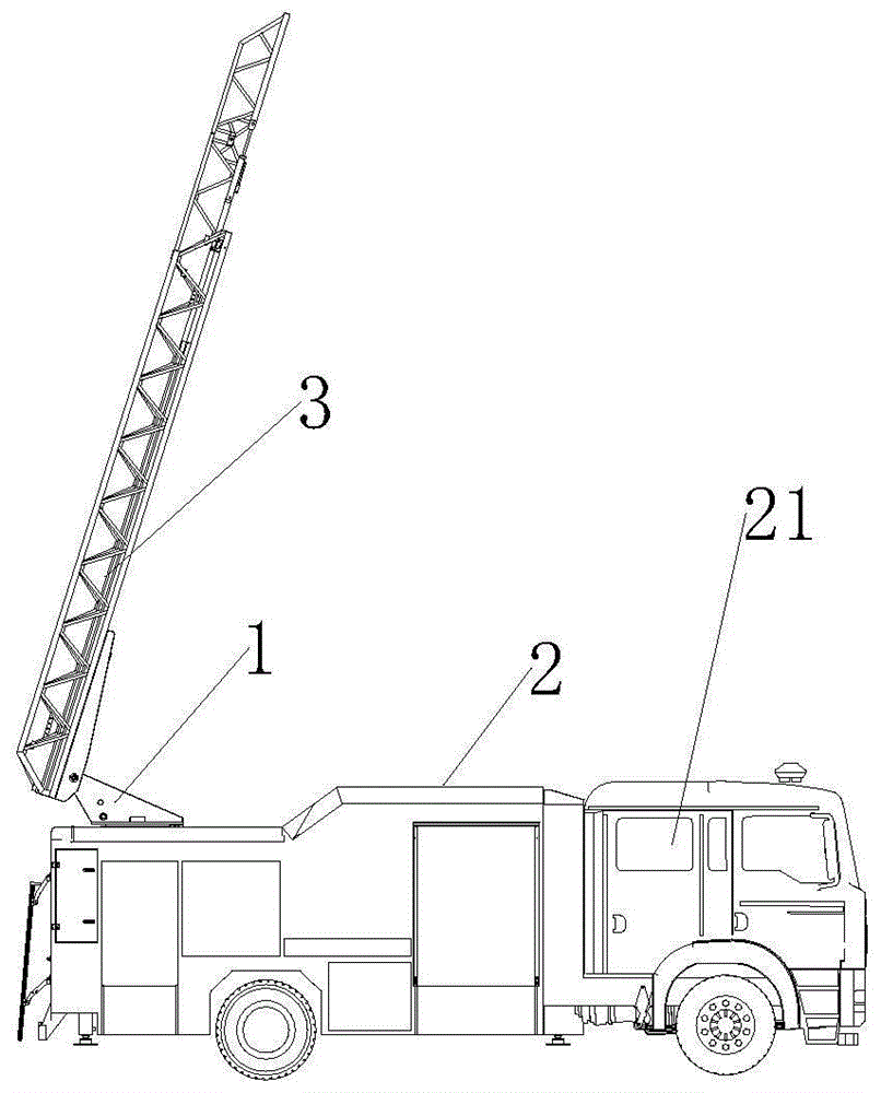 一种用于云梯的辅助梯云梯装置和消防车的制作方法
