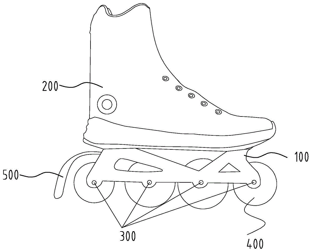 一种安全增强型轮滑鞋的制作方法