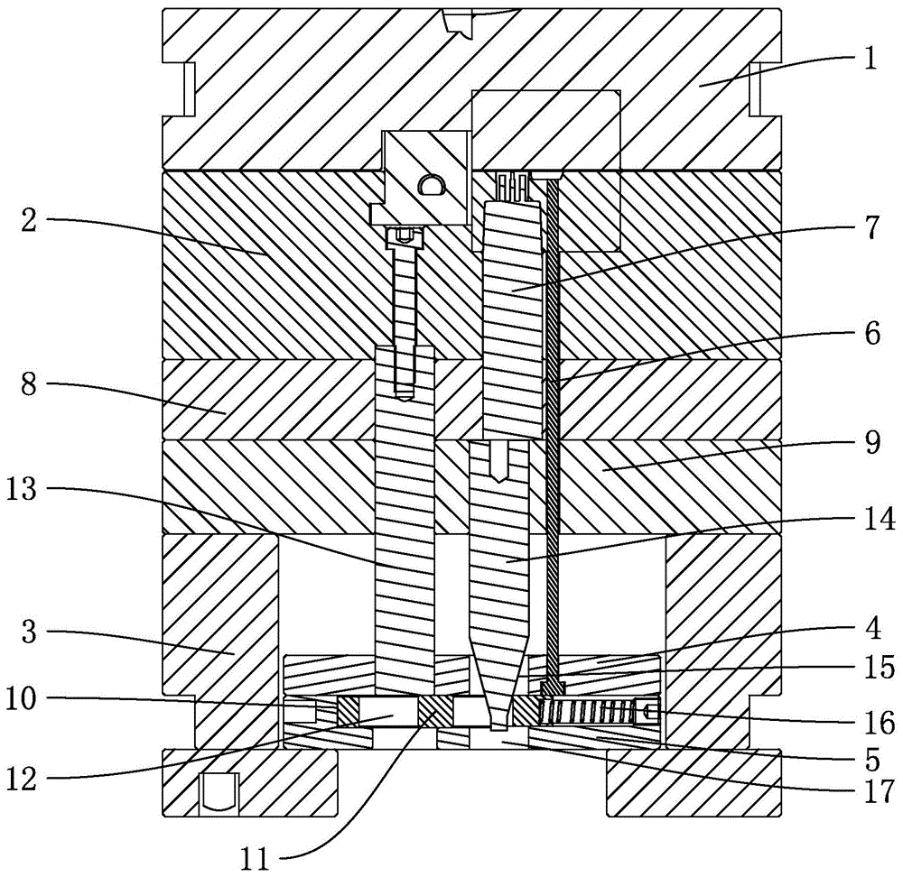 一种二次顶出模具机构的制作方法