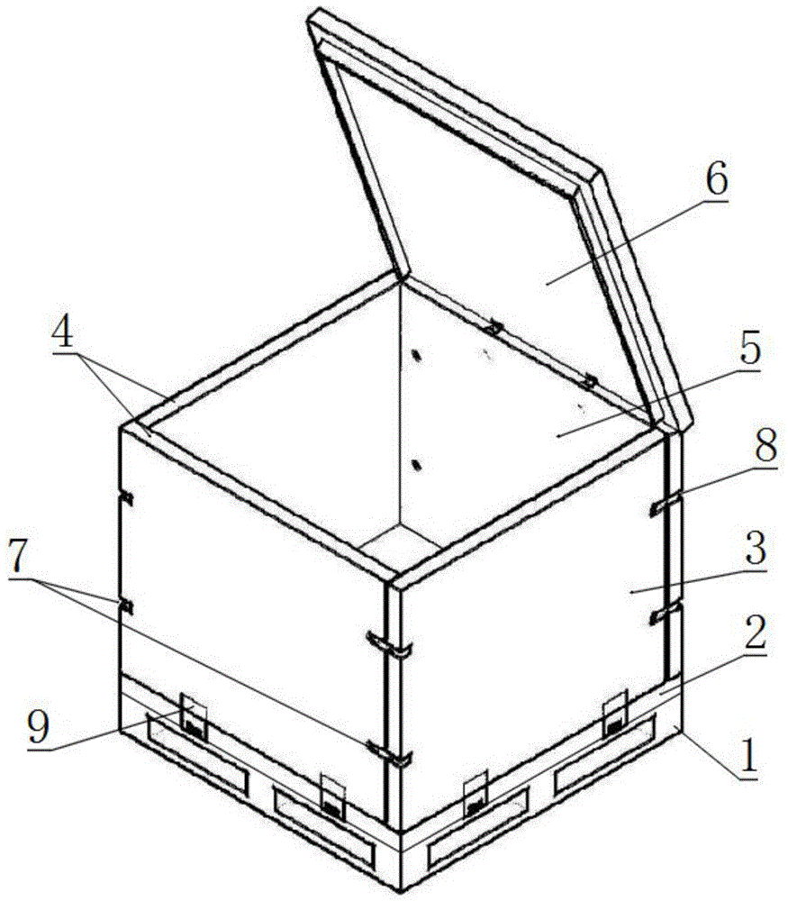 一种可以拼装组合的多功能木制包装箱的制作方法