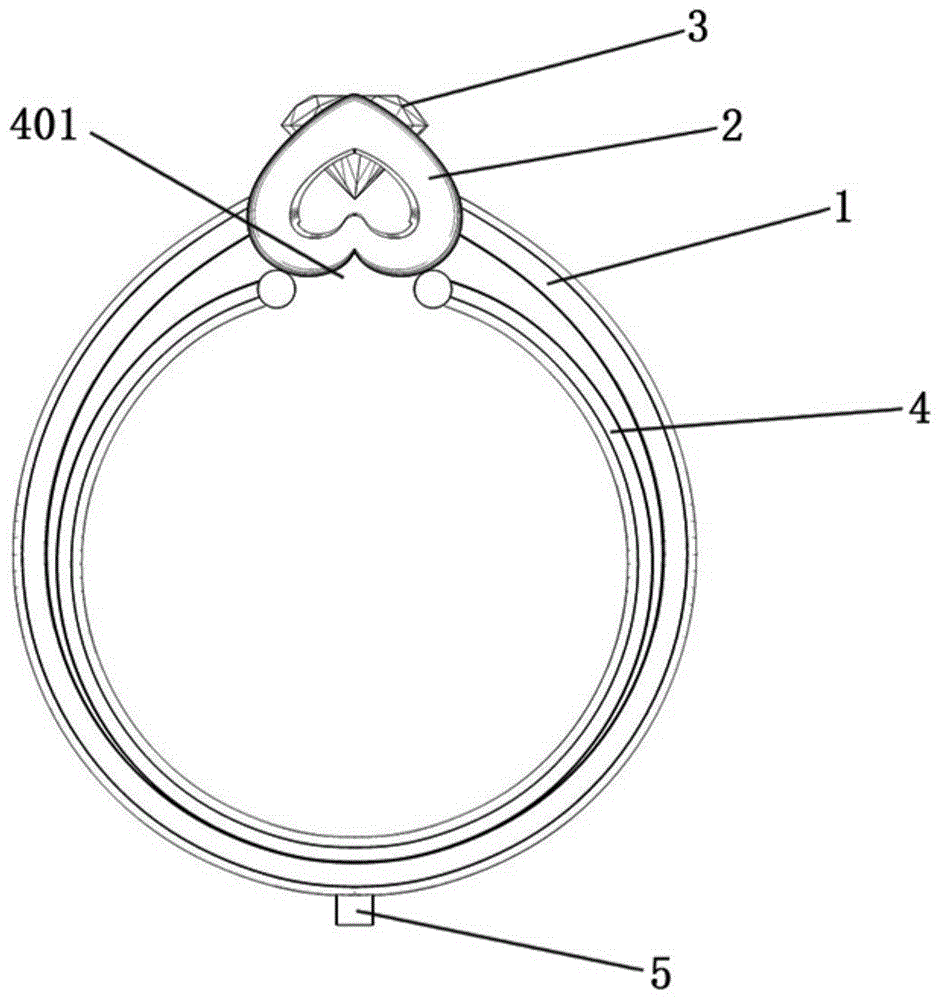旋转戒指详解结构图图片