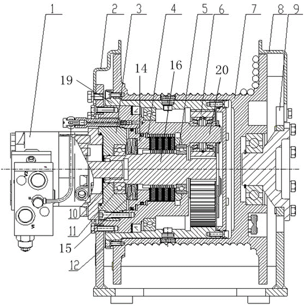 液压绞车内部结构图图片