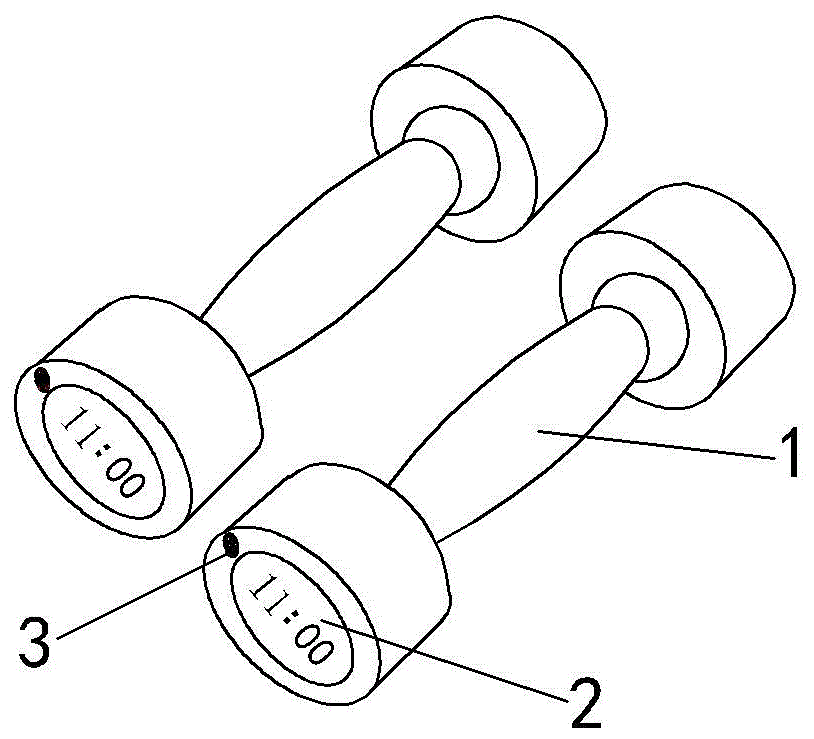 帶計時器的啞鈴的製作方法