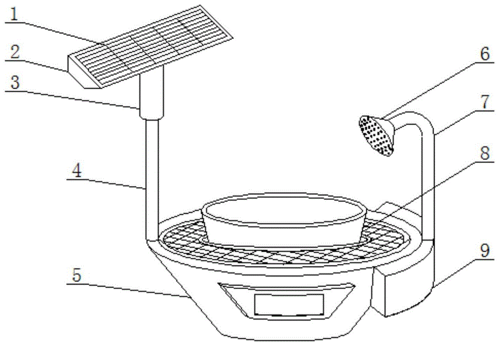 太阳能智能花盆的制作方法