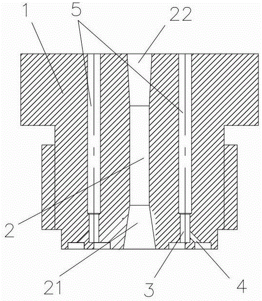 平面等压外混式连铸机割嘴的制作方法