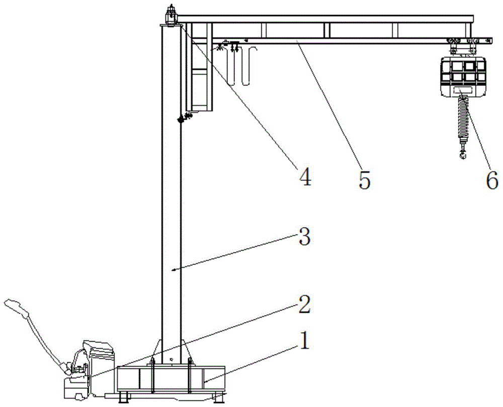 自制单臂吊结构图图片