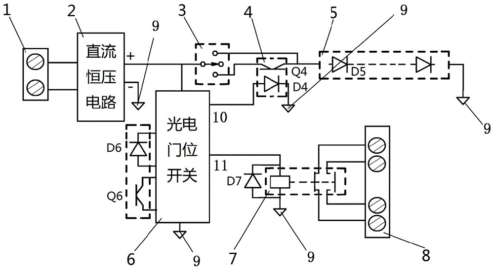 一种光电门位开关控制的机柜照明灯的制作方法