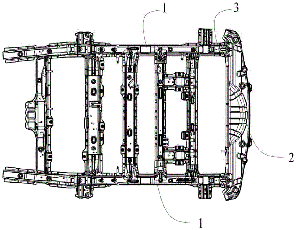 汽车下车体d柱的连接结构,汽车白车身及汽车的制作方法