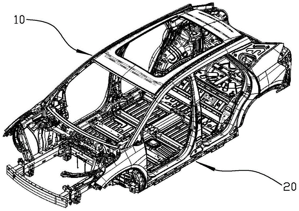 鋼鋁混合車身結構及汽車的製作方法