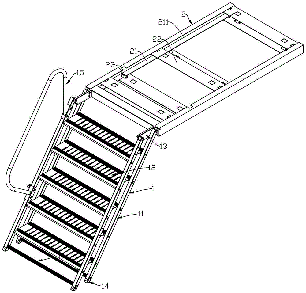 一种登舱梯的制作方法