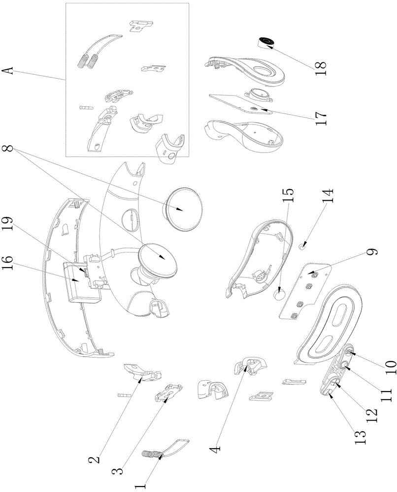 颈部按摩仪的制作方法