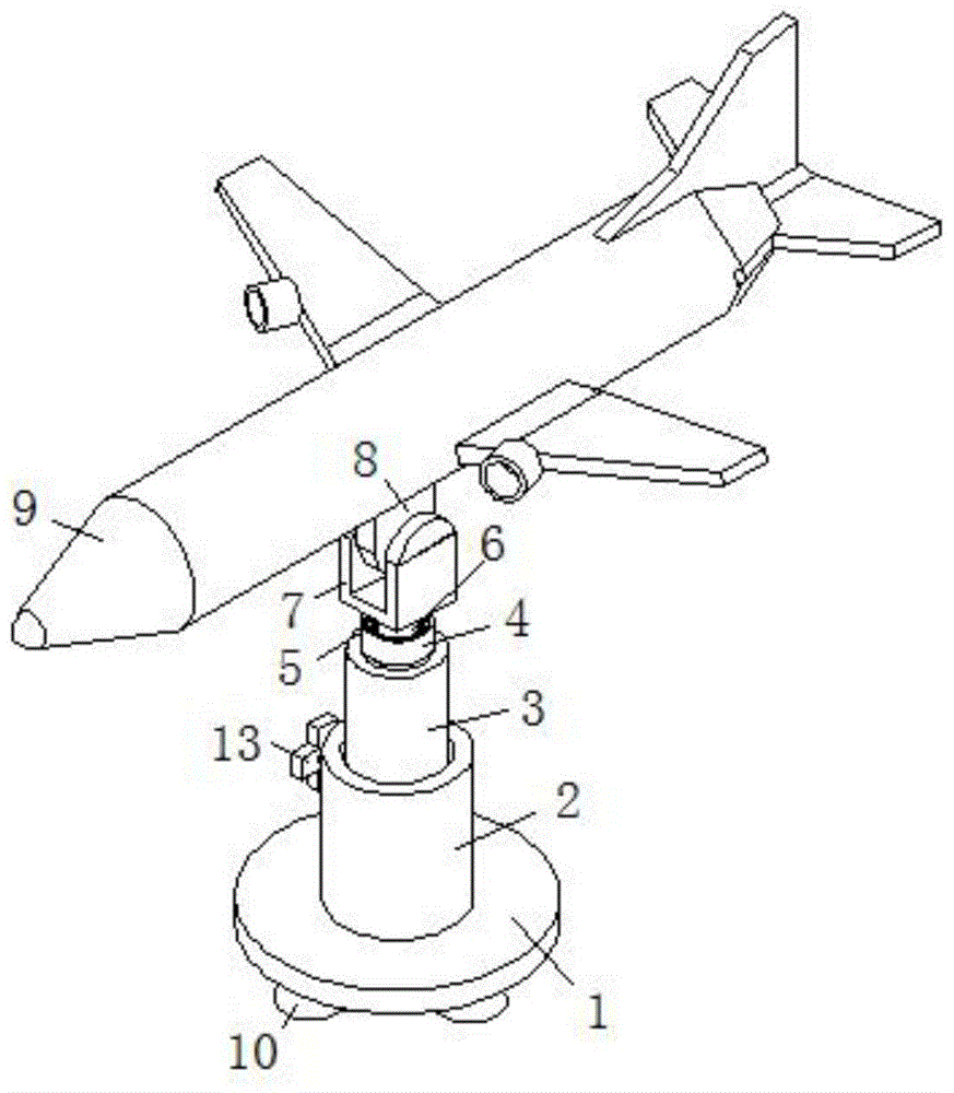一种对地侦查固定翼飞机航模的制作方法