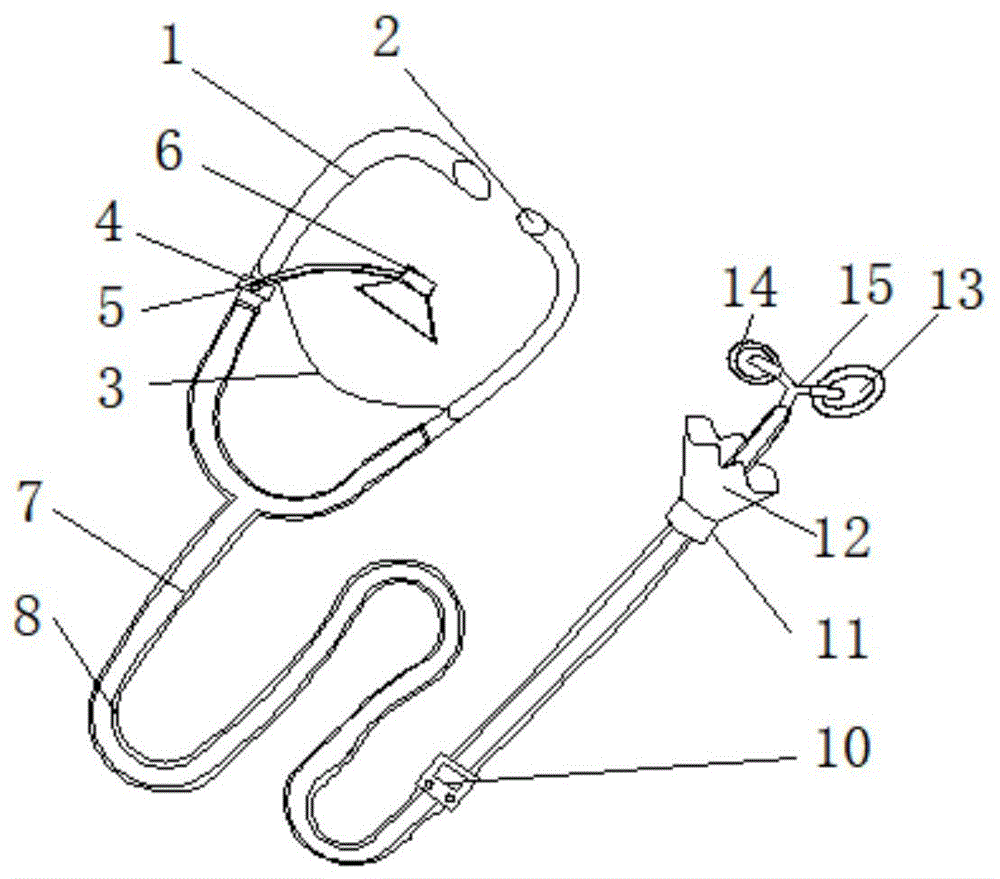 听诊器结构图解图片