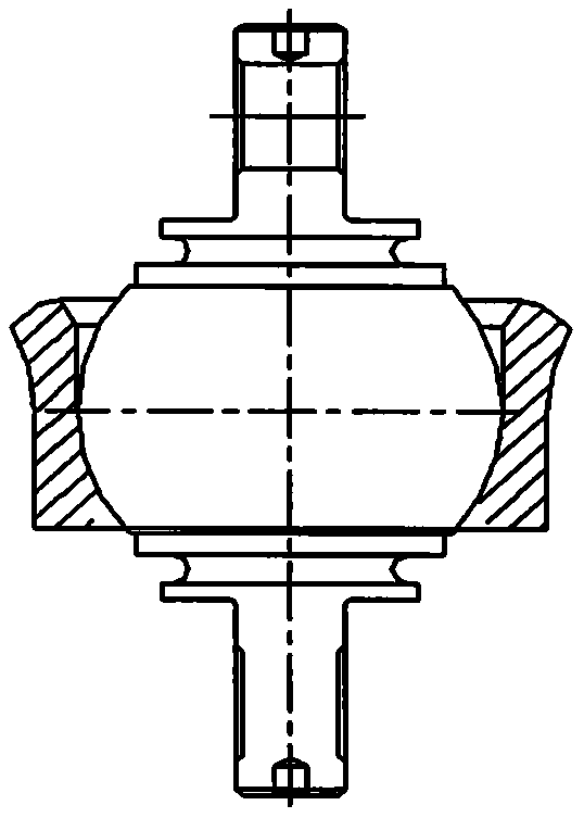 雙頸式球鉸鏈球銷殼縮口工具的製作方法