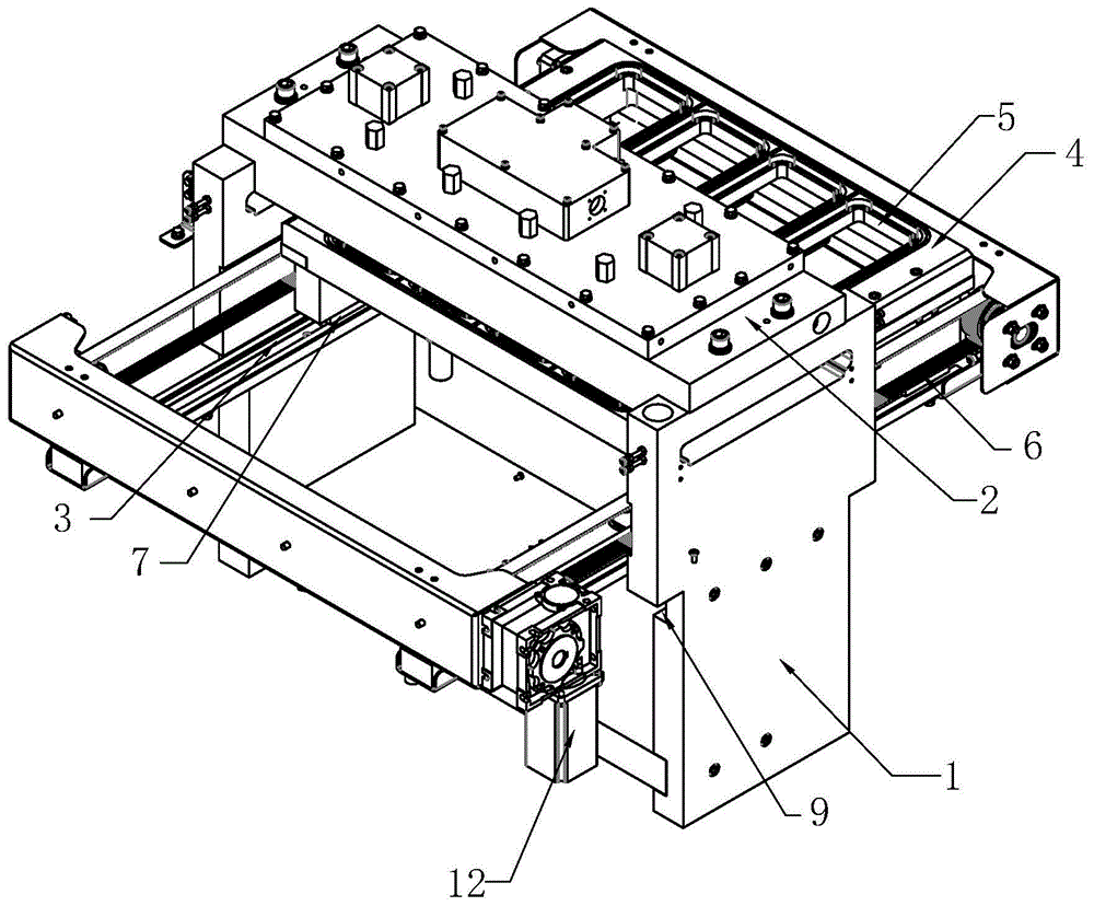 气调包装机的模架结构的制作方法