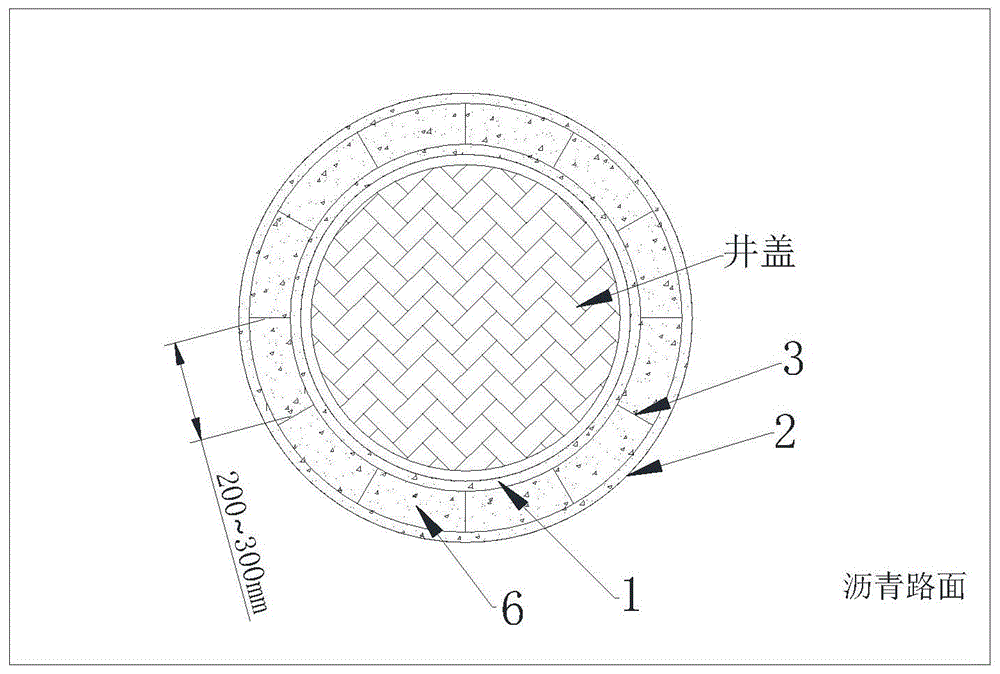 防沉降井盖施工图解图片