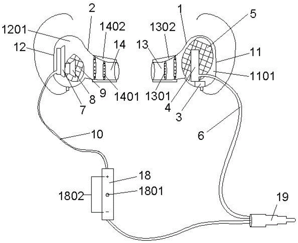 骨传导耳机结构图图片