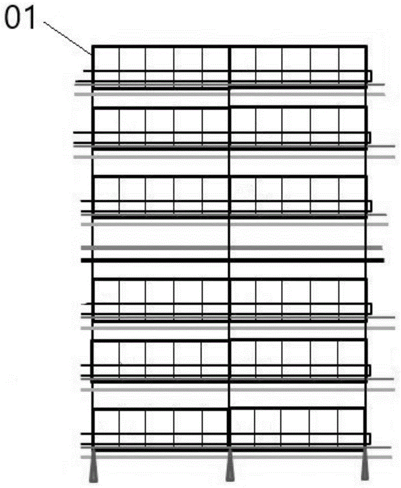 本实用新型涉及养殖设备领域,具体涉及一种蛋种鸡h型层叠蛋鸡笼