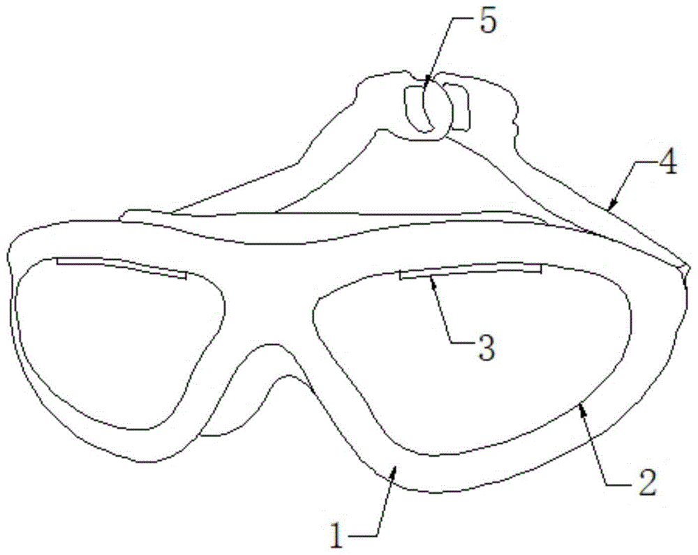 一种游泳用护目镜的制作方法