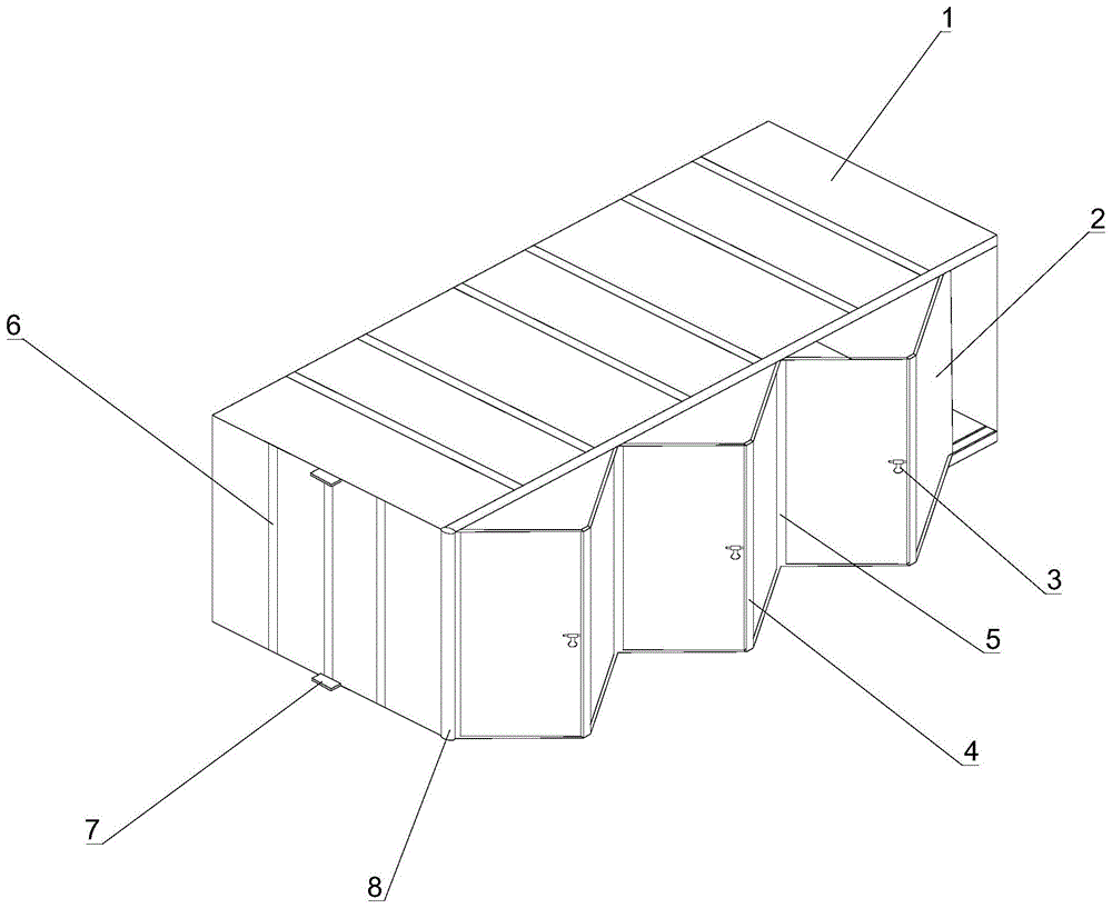 一種側開式集裝箱的製作方法