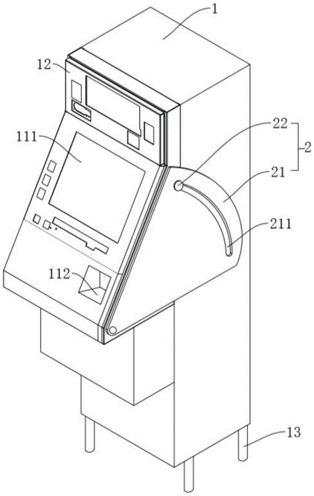 自动售票机内部结构图图片
