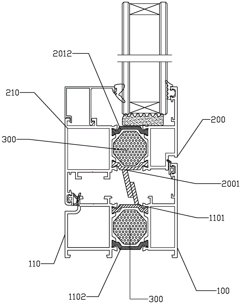 一種鋁合金門窗的保溫密封結構的製作方法