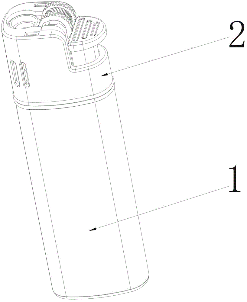 打火机三视图图片