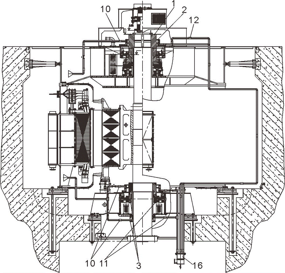 水轮机主轴密封结构图图片