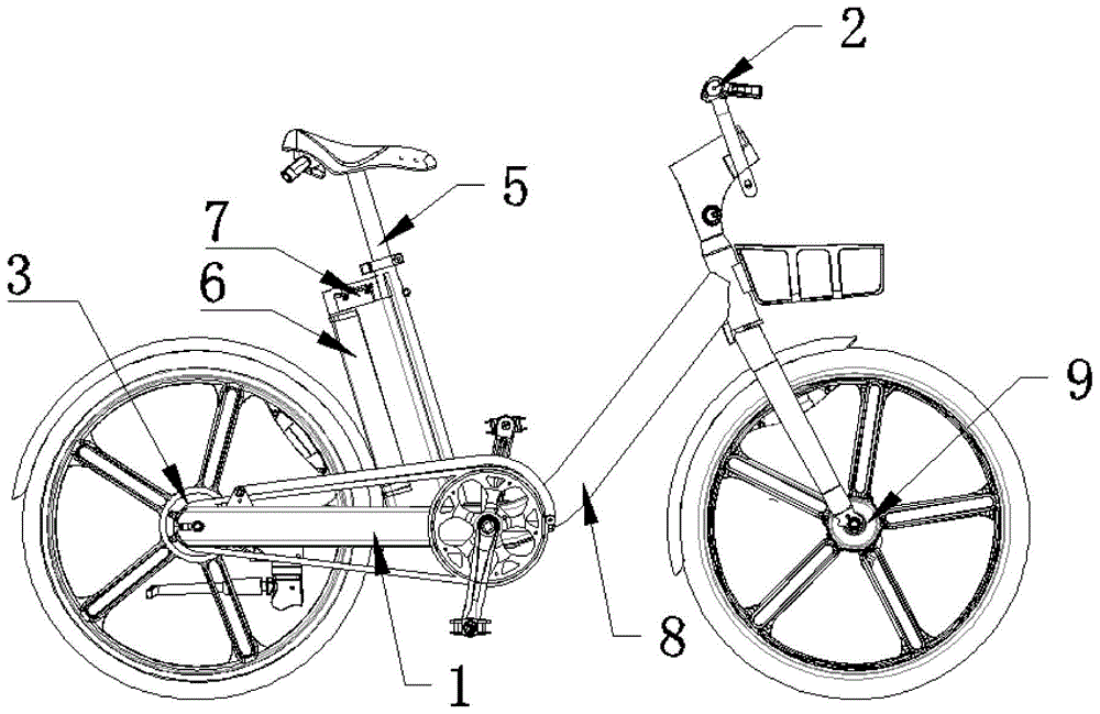 自行车助力器原理图片
