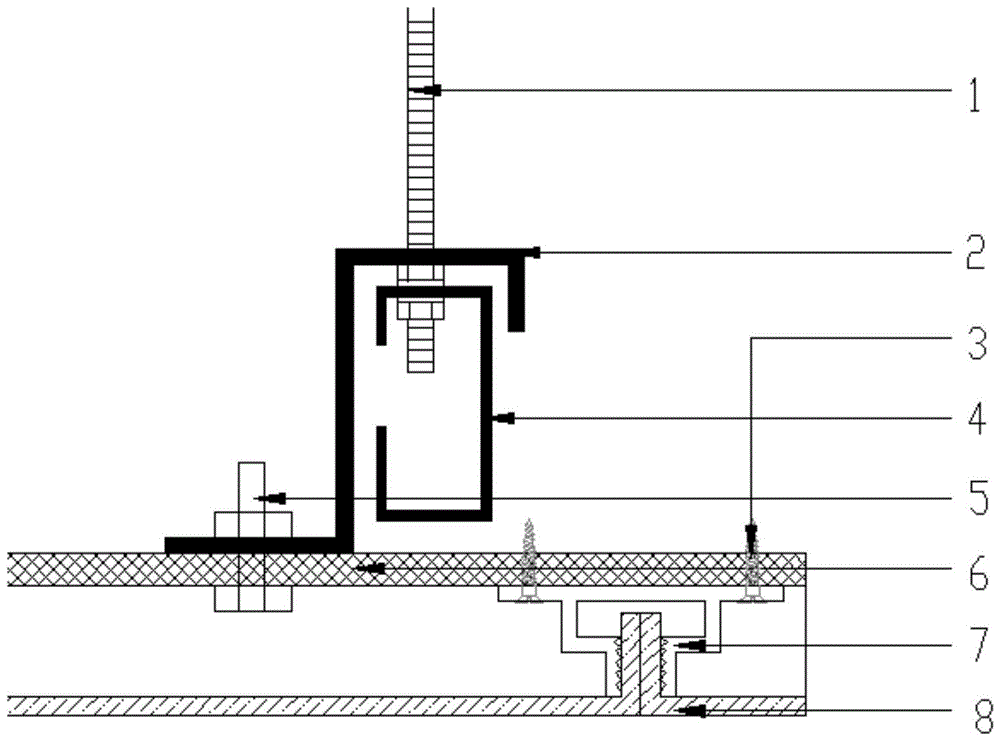 一种铝扣板吊顶结构的制作方法