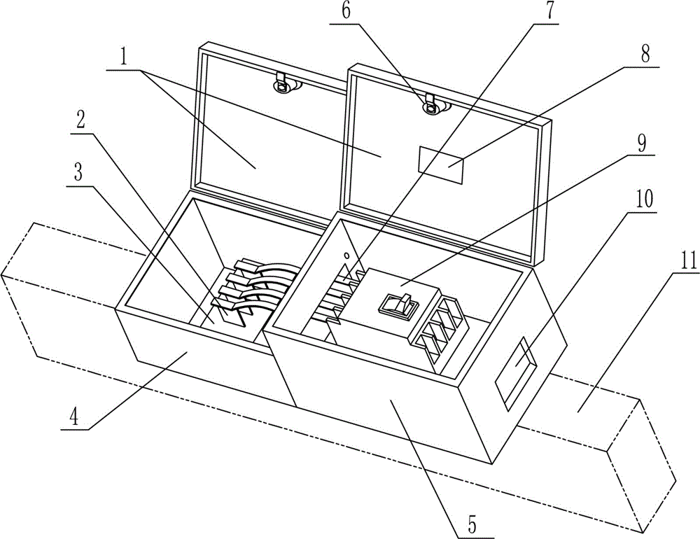 一种分体式插接箱的制作方法