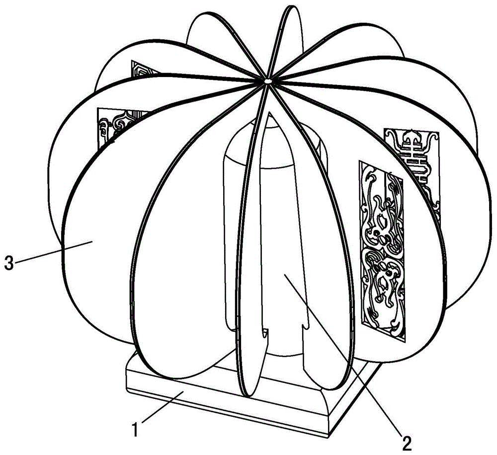 灯笼结构示意图图片